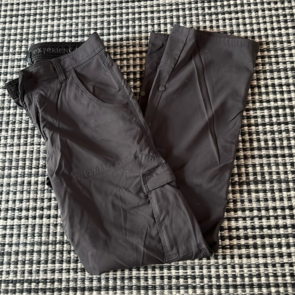 GUC Prana Pants mens 32x32 Stretch Zion Belted Cargo Pocket Performance Hiking
